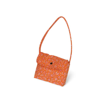 Carnations on Orange Handbag