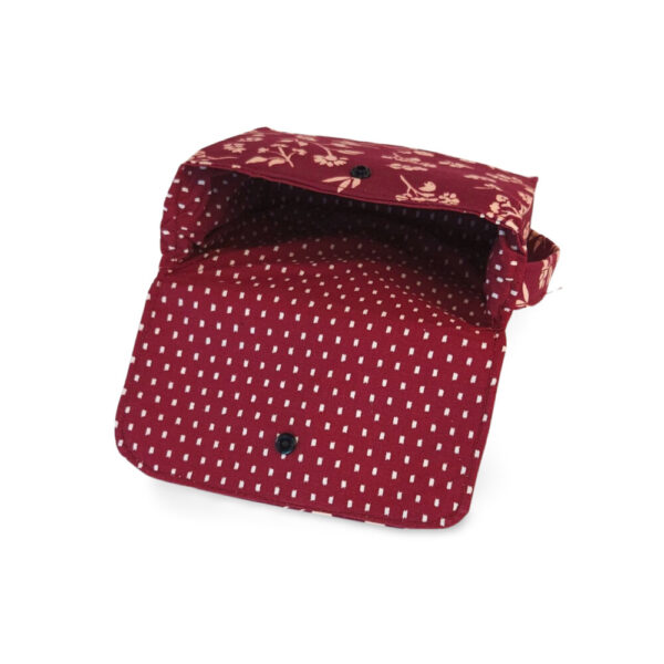 Mulberry Handbag with Botanical Print - Image 3