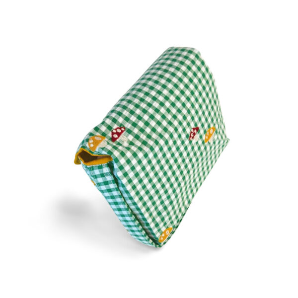 Mushroom Magic Gingham Cutie Purse - Image 2