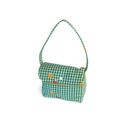 Mushroom Magic Gingham Cutie Purse