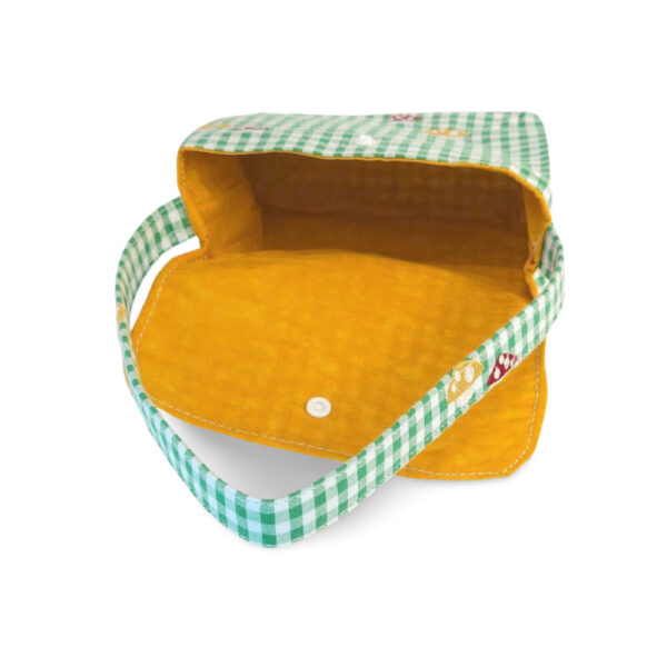Mushroom Magic Gingham Cutie Purse - Image 3