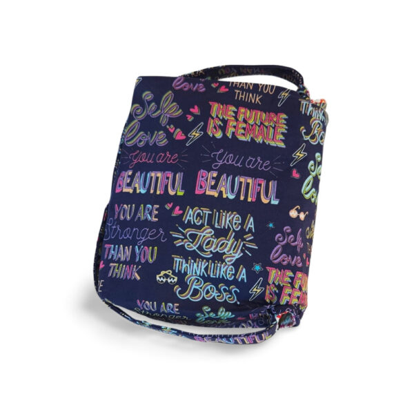 Girl Power Vibes Inspirational Slogan Purse - Image 3