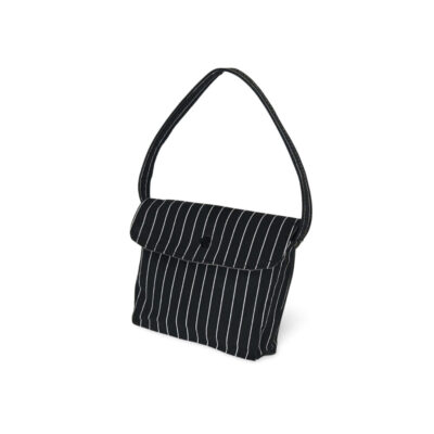 Pinstripe Chic! Classy Black & White Purse