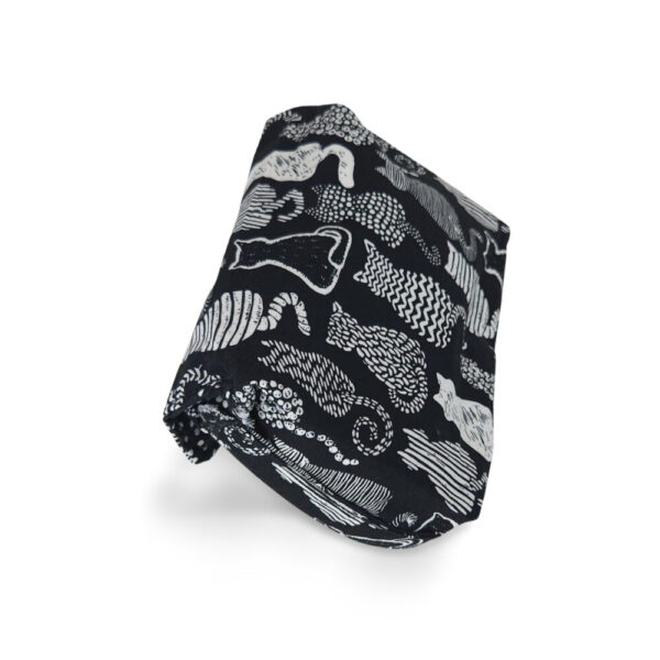 Meow-velous Style! Black Cat-Patterned Purse - Image 2