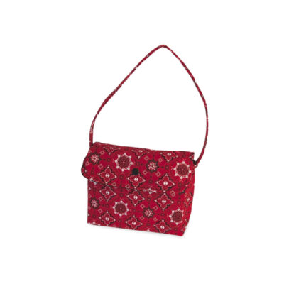 Classic Red Poppy Bandana Purse