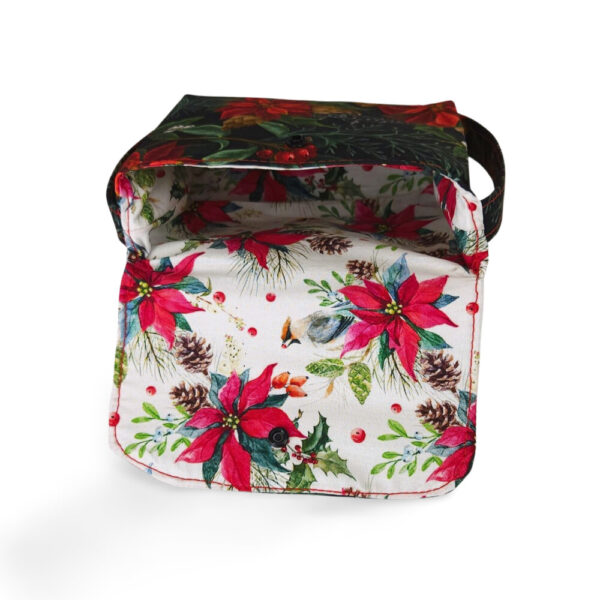 Holiday Bloom! Vintage Poinsettia Purse - Image 3