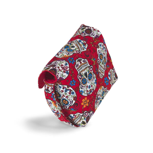 Day of the Dead Purse with Blooming Flowers - Image 2