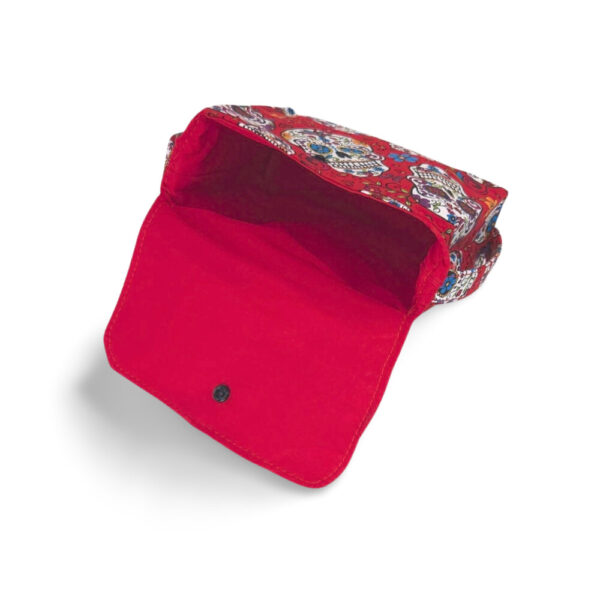 Day of the Dead Purse with Blooming Flowers - Image 3