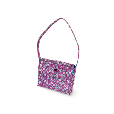 Purple Floral Purse with Sweet Details!
