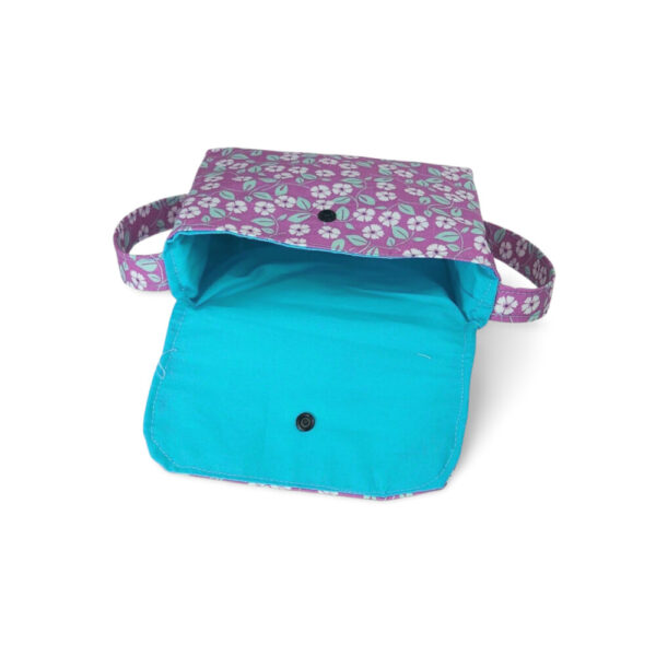 Purple Floral Purse with Sweet Details! - Image 3